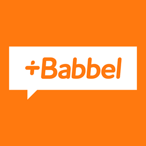 B logo for Babbel